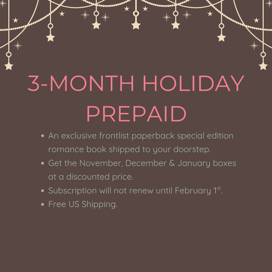 3 Month Holiday Subscription - The Love Story Society Book Subscription