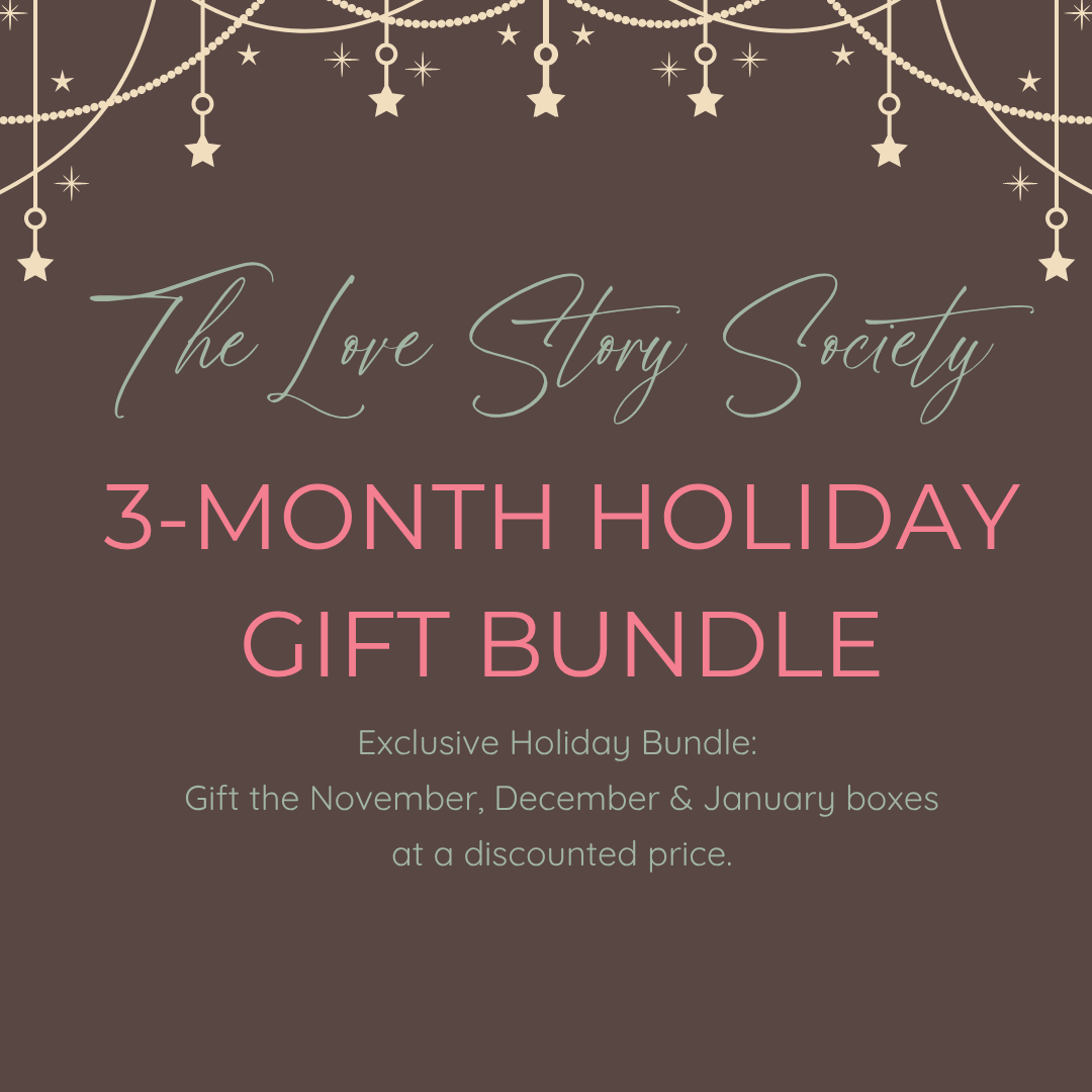 GIFT ONLY - 3 Month Holiday Subscription - The Love Story Society Book Subscription