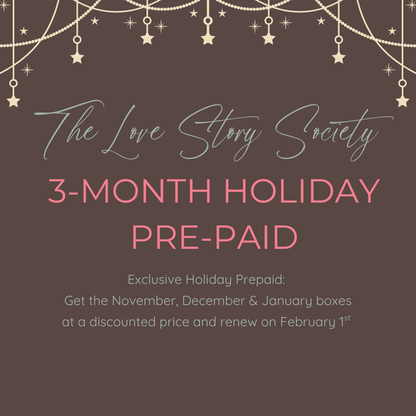 3 Month Holiday Subscription - The Love Story Society Book Subscription