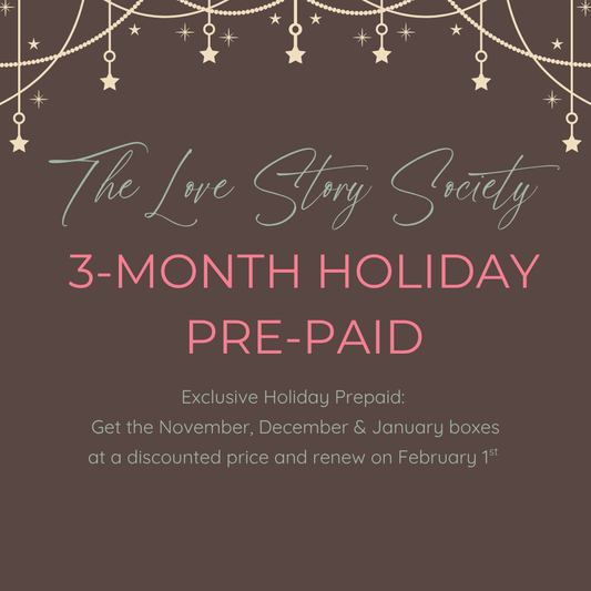 3 Month Holiday Subscription - The Love Story Society Book Subscription