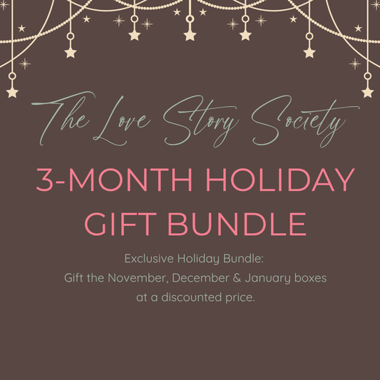 GIFT ONLY - 3 Month Holiday Subscription - The Love Story Society Book Subscription