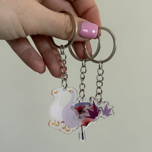 Acrylic Keychain Set